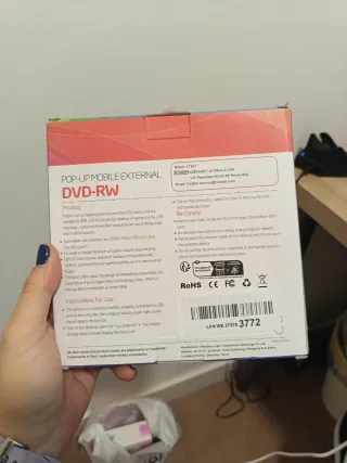 Grabadora DVD Externa Antika USB 3.0