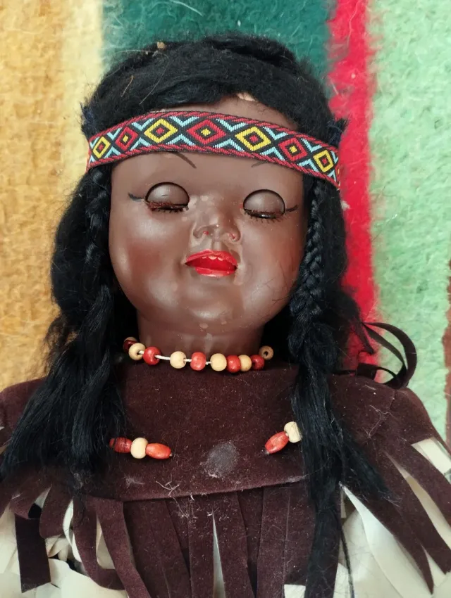 Muñeca antigua celuloide negra
