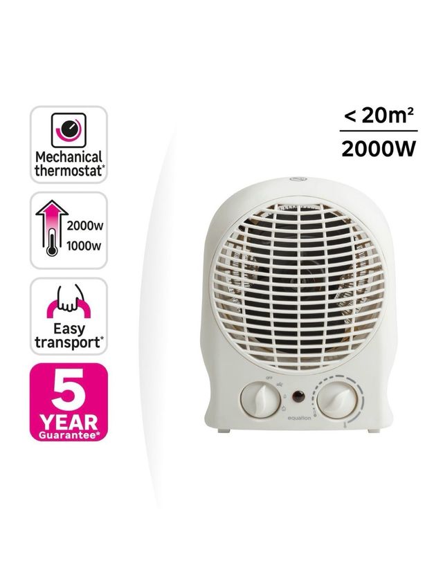 Calefactor Equation 2000W Blanco