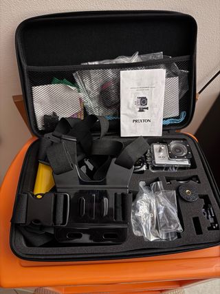 Cámara de Acción Prixton HD + Accesorios