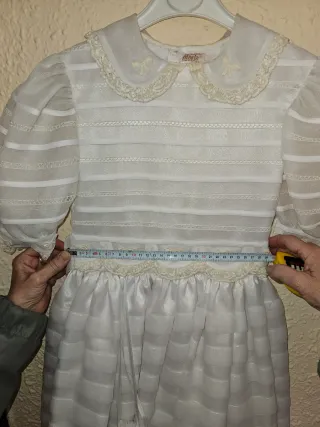 Vestido Comunión Vintage Blanco