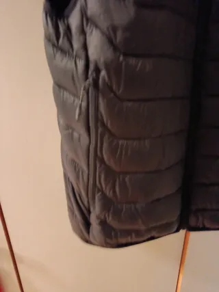 Chaleco acolchado negro hombre