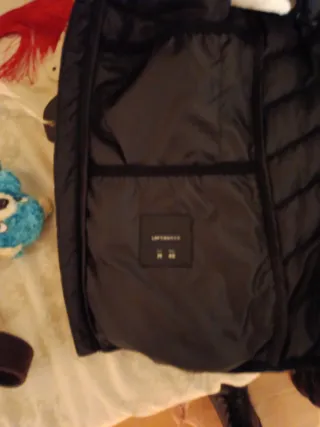 Chaleco acolchado negro hombre