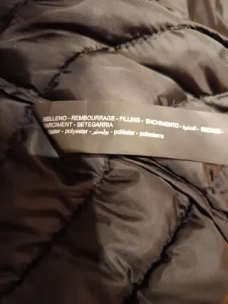 Chaleco acolchado negro hombre