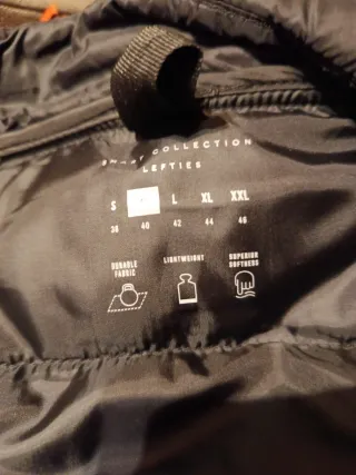 Chaleco acolchado negro hombre