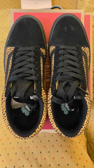 Vans Old Skool Animal Print Negro/Beige