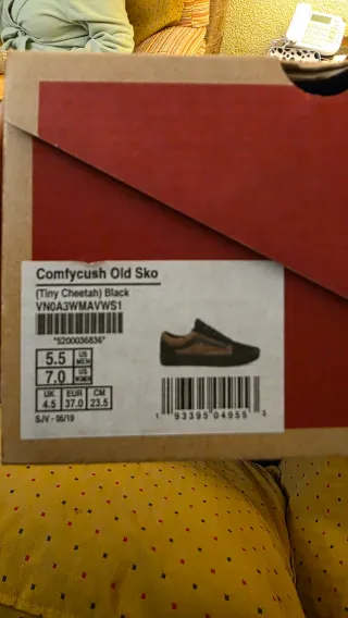 Vans Old Skool Animal Print Negro/Beige