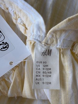 Vestido bebé niña 9/12 meses