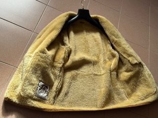 Montone Shearling Uomo Tg 50 rifinito a mano