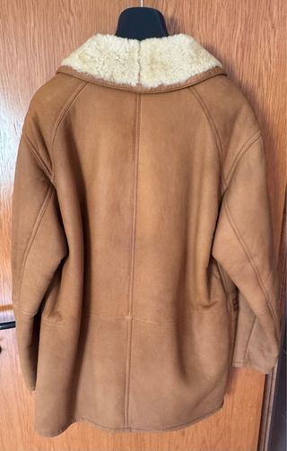 Montone Shearling Uomo Tg 50 rifinito a mano