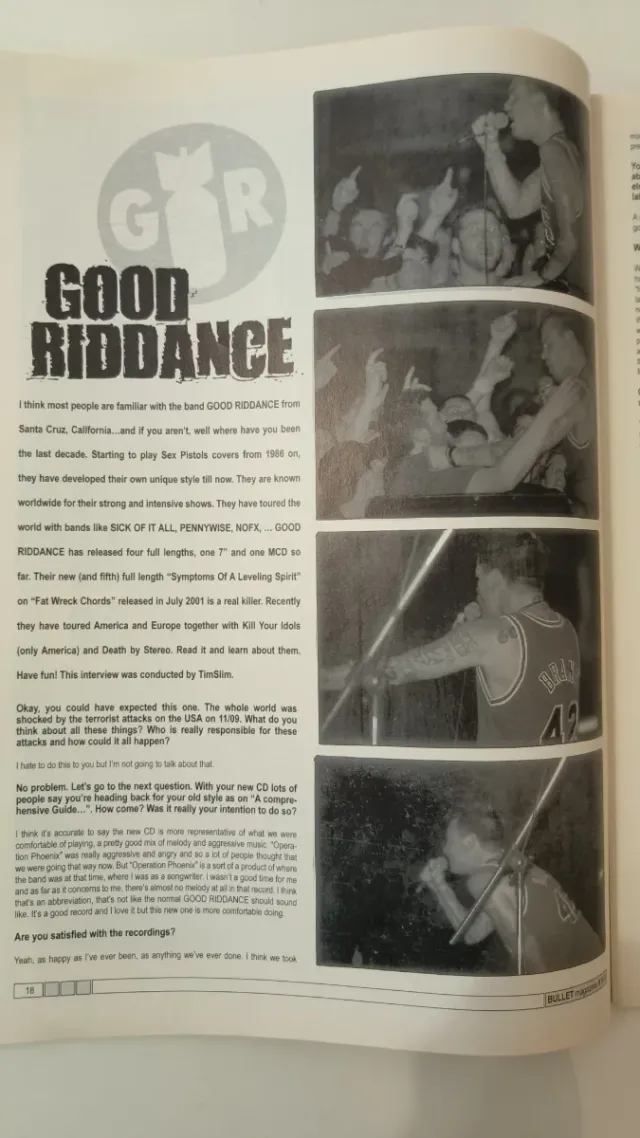 Bullet Magazine Fanzine Belga primi anni 2000