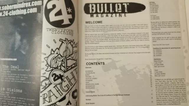 Bullet Magazine Fanzine Belga primi anni 2000