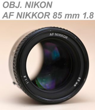 Objetivo Nikon AF Nikkor 85mm 1:1.8