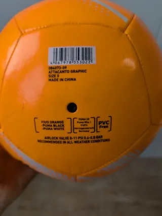 Balón Puma Naranja Muy poco uso