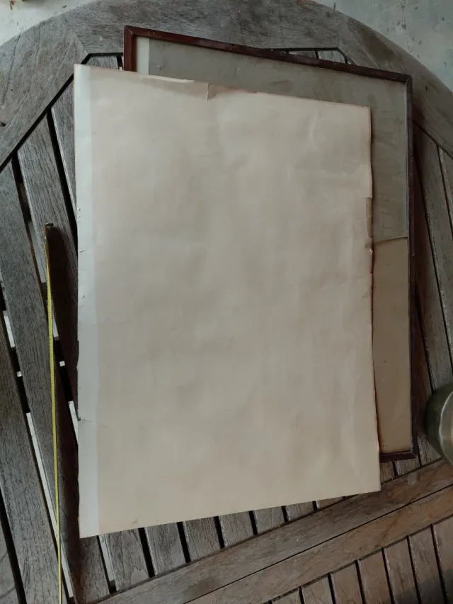 Lámina antigua ciudad inglesa en Beaumont Street