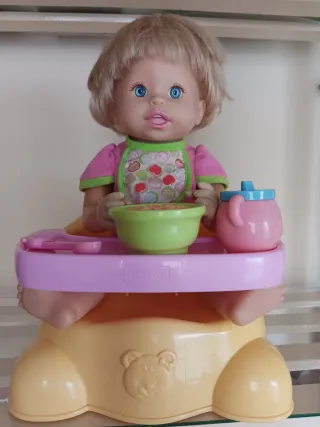 Muñeca Fisher Price que come y habla