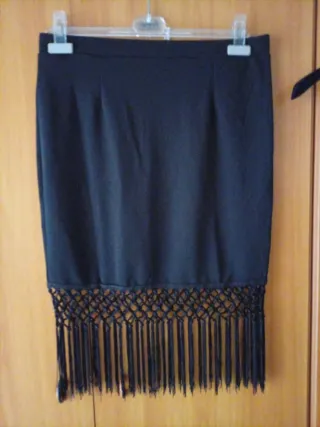 Gonna stile Charleston con frange