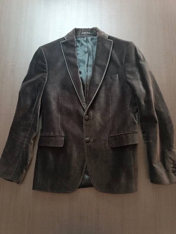 Blazer Velluto Zara Tg 46 Nuovo