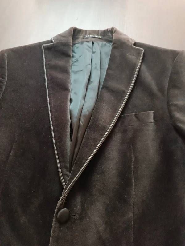 Blazer Velluto Zara Tg 46 Nuovo