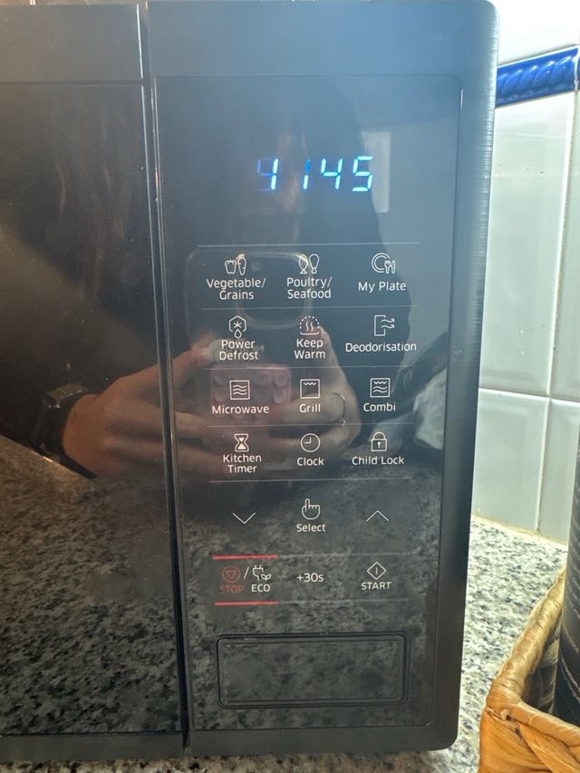 Microondas Samsung Negro