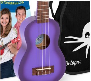 Ukelele Soprano Octopus Morado