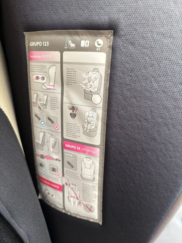 Silla coche Grupo 1-2-3 Isofix
