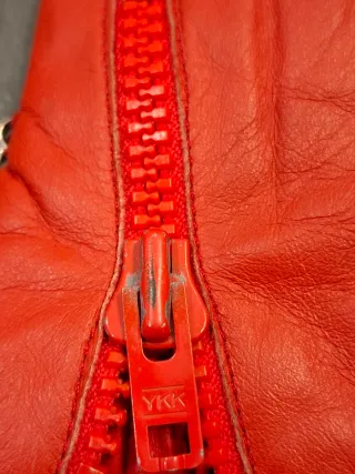 Guanti Invicta Vintage Pelle Rossi