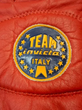 Guanti Invicta Vintage Pelle Rossi