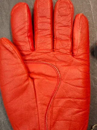 Guanti Invicta Vintage Pelle Rossi