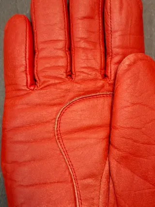 Guanti Invicta Vintage Pelle Rossi