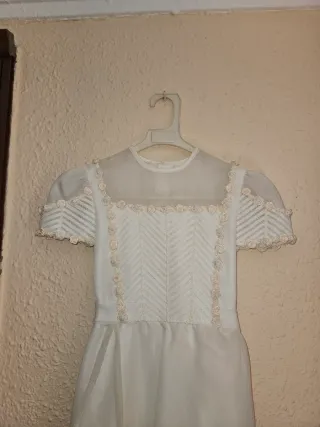 Vestido de comunión niña blanco