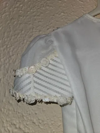 Vestido de comunión niña blanco