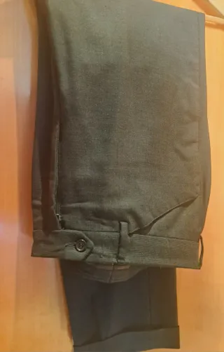 Traje Zara Gris Oscuro Invierno