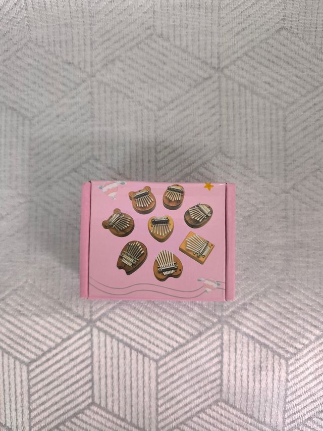 Mini kalimba colgante 8 teclas - Corazón (nueva)