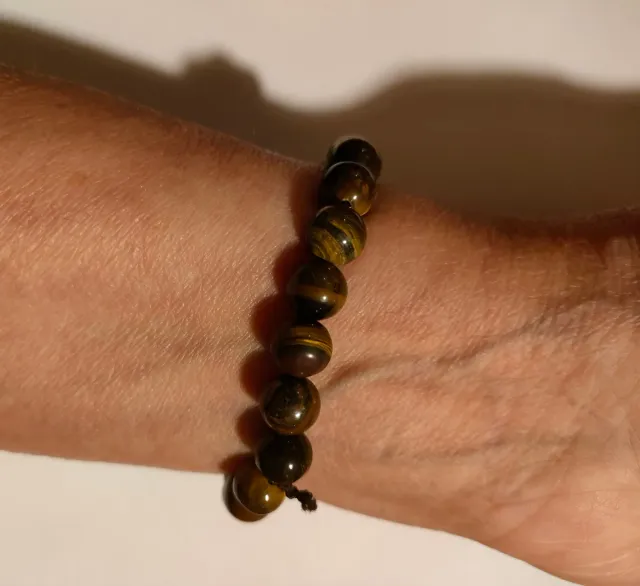 Braccialetto occhio di tigre con albero della vita