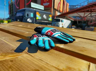 Guantes Bikerstars Niños Azul y Rojo