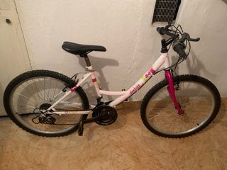 Bicicleta Dembike 24 Rosa y Blanca