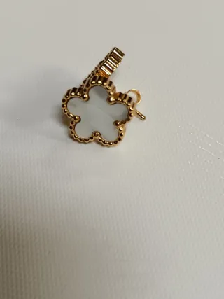 Orecchini fiore madreperla oro