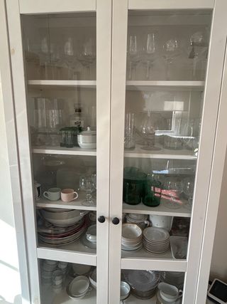 Vitrina Ikea Blanca Cristal