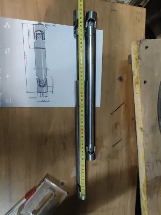 2 Ejes Cardan con Cojinete telescopicas