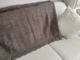 Manta de lana artesanal hecha a mano
