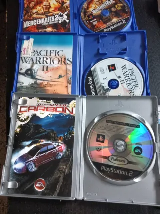 Lote 4 Juegos PS2 Platinum