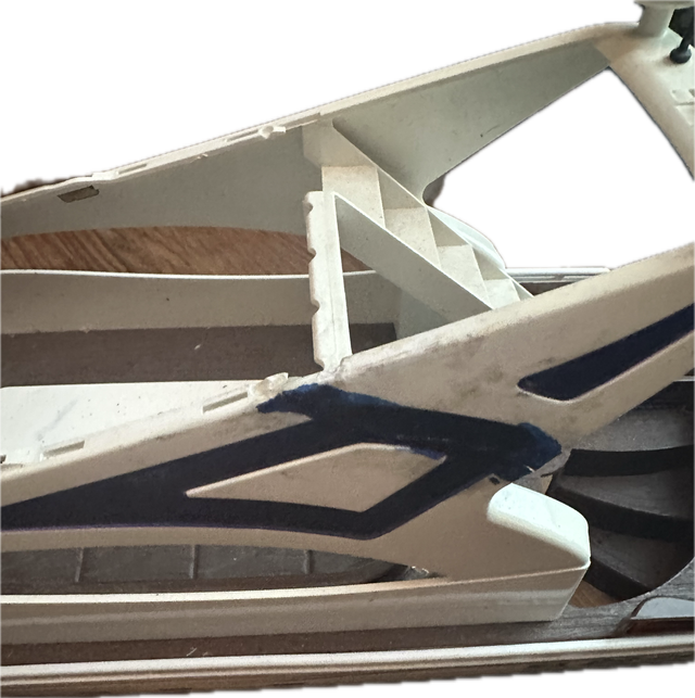 Yacht Motoscafo Giocattolo Vintage due piani