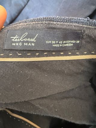 traje completo hombre