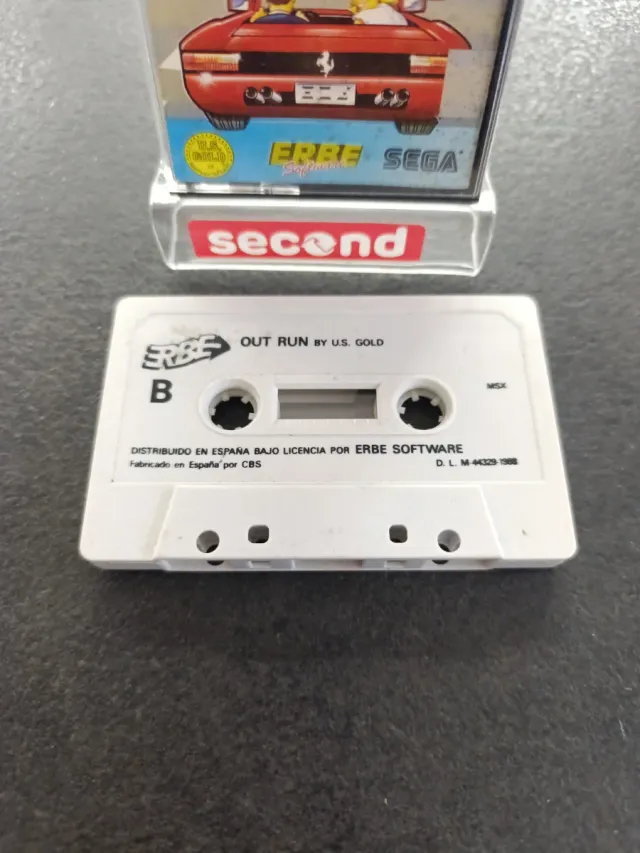 Juego MSX Out Run by U.S. Gold