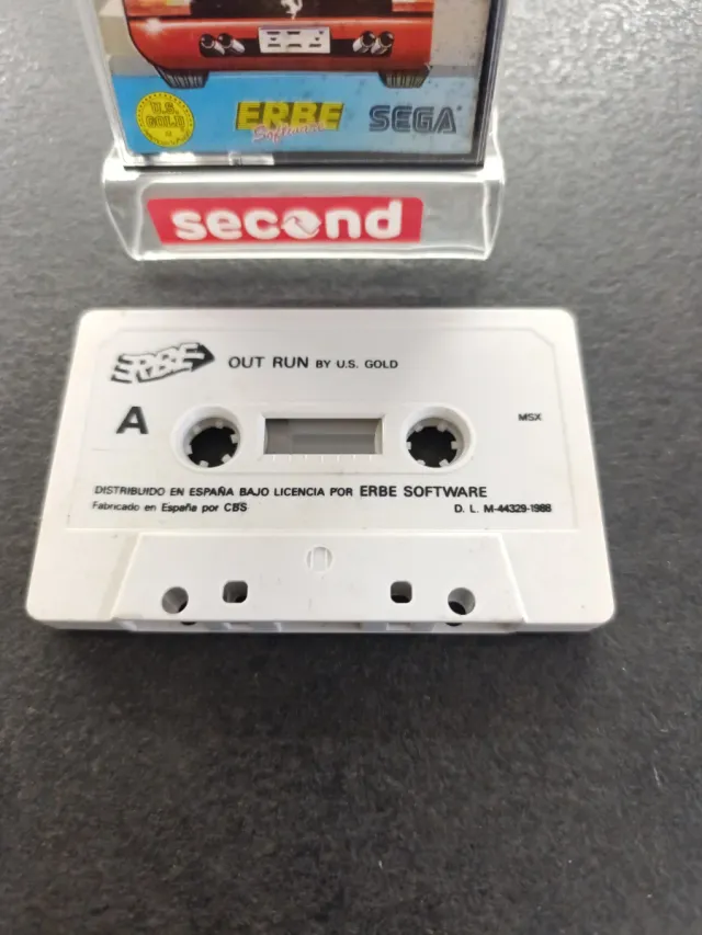 Juego MSX Out Run by U.S. Gold