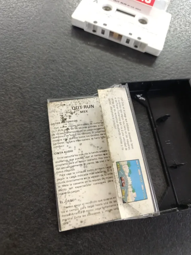 Juego MSX Out Run by U.S. Gold