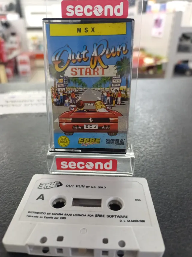 Juego MSX Out Run by U.S. Gold