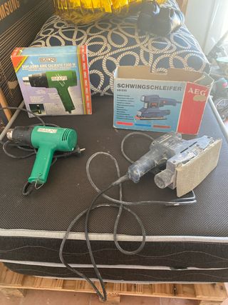 Pack Soplador Aire Caliente y Lijadora