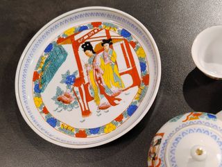 Servizio completo Saké vintage per 4